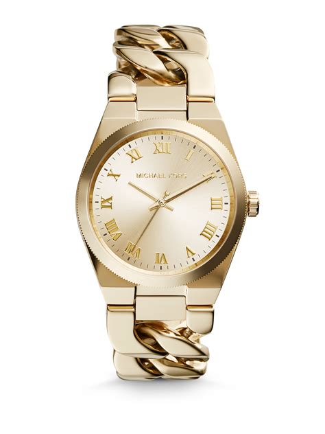 michael kors channing watch gold|original michael kors watches.